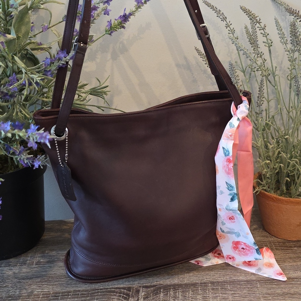 Coach Vintage Westport Bucket Bag Mahogany Excellent 1998 # 4242 - Picture 3 of 11